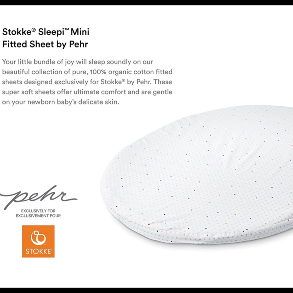 Pehr Stokke Mini Crib Fitted Sheets